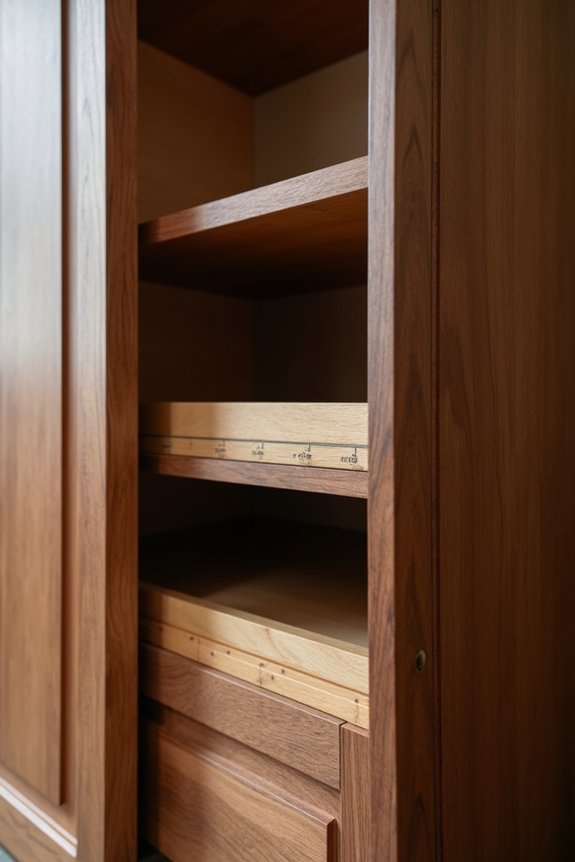custom cabinet depths for space fits