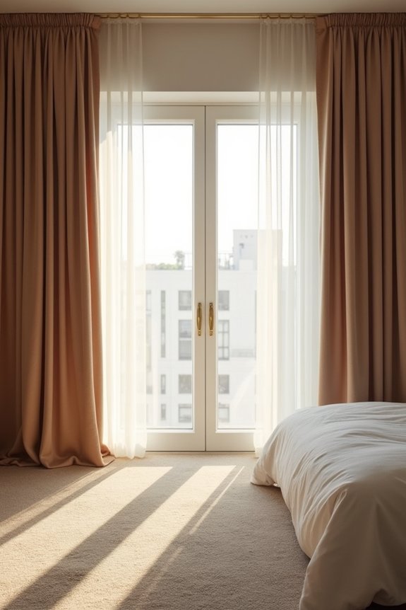 How Long Should Curtains Be in a Bedroom 1 floor length vs floating curtain options