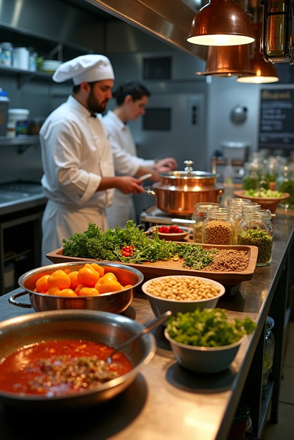 high volume kitchens blend methods