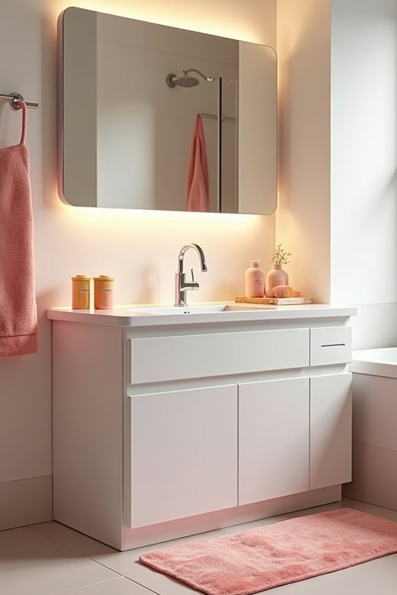 kids bathroom vanity height planning