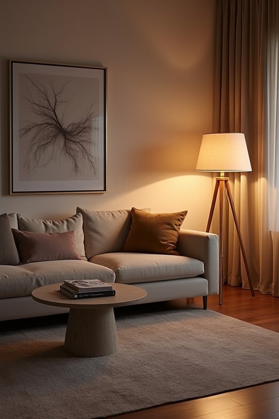 map living room lighting zones