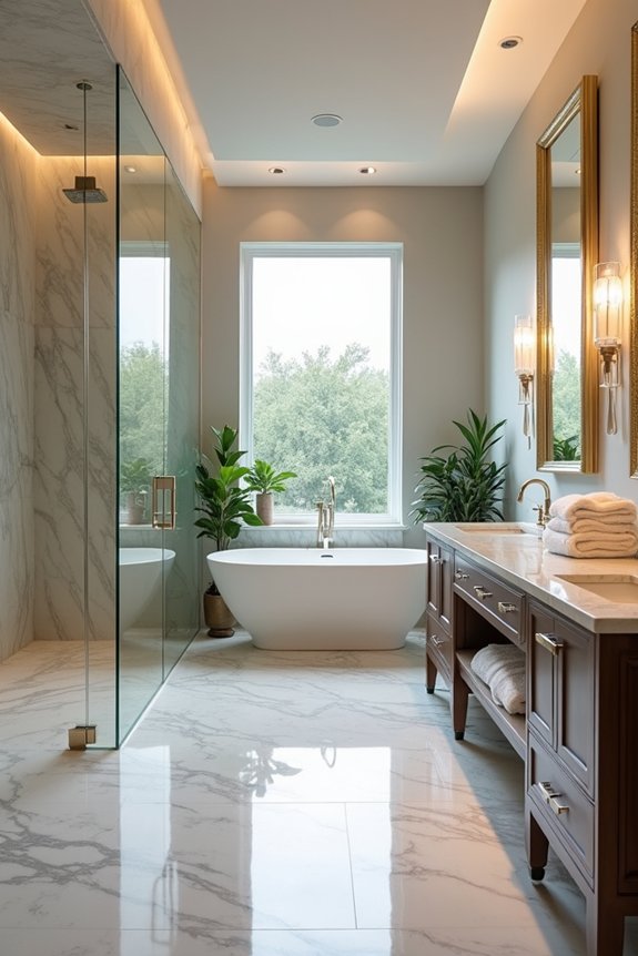 master bathroom luxury starts 100 sq ft