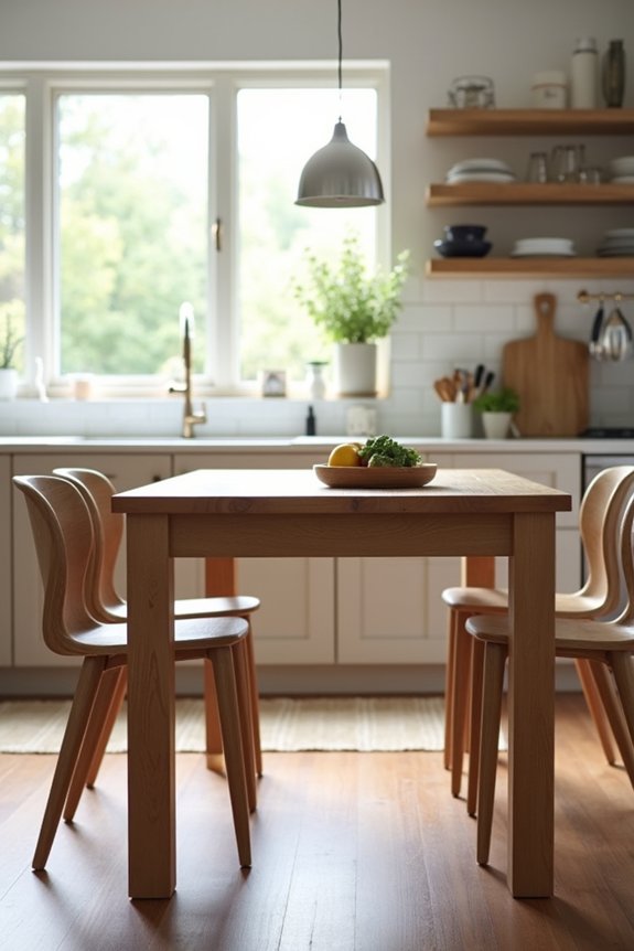 matching table height to space and lifestyle