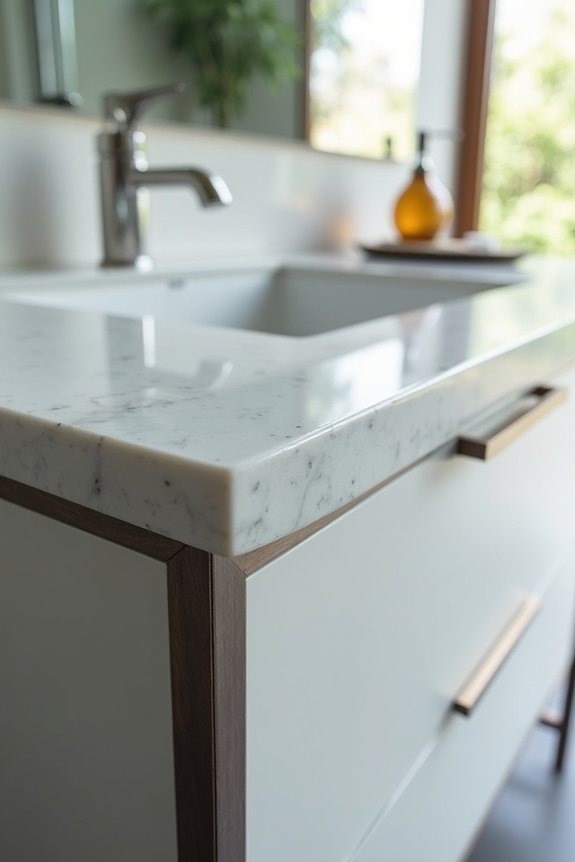 moisture resistant vanity material choices