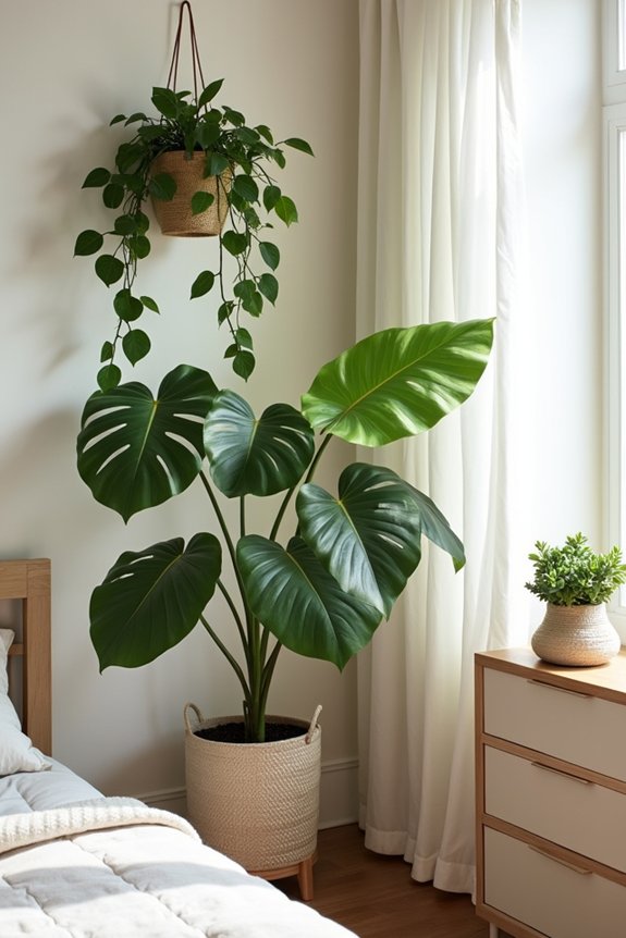 5 Good Bedroom Plants 4 nightstand friendly cascading shelf ready greenery