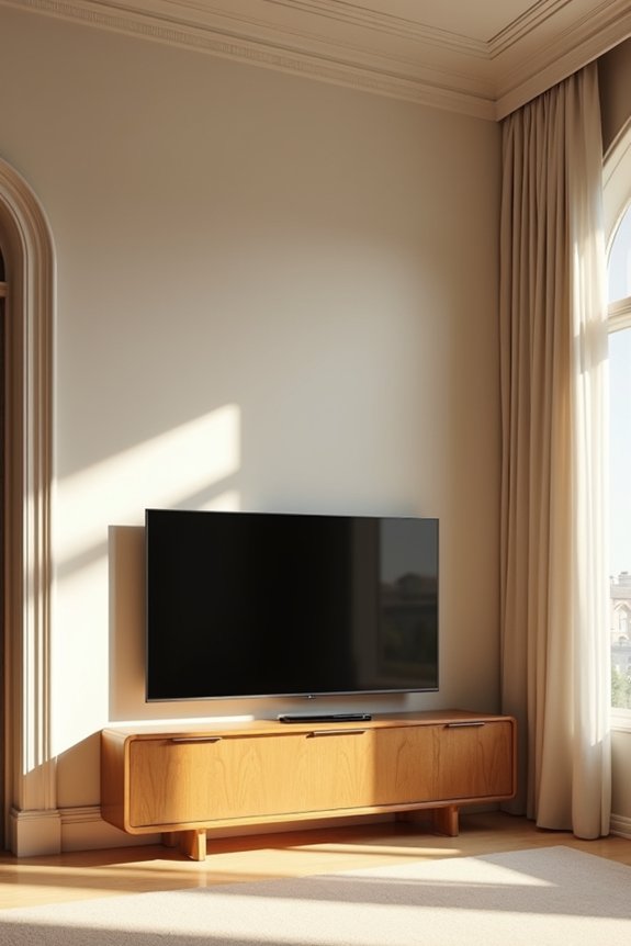 off center tv architectural focal points