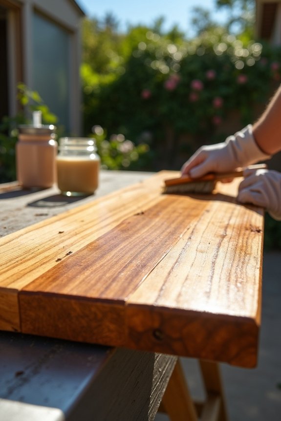 outdoor table sealer with timber 956 1db