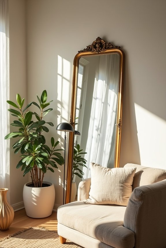 reflect light with mirrors strategically