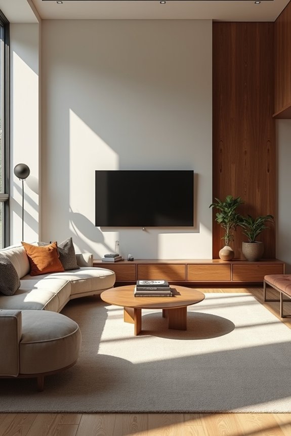 room layout light focal points