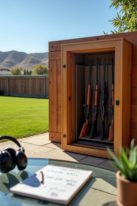 How to Legally Shoot a Gun in Your Backyard in California 7 secure locked firearm storage