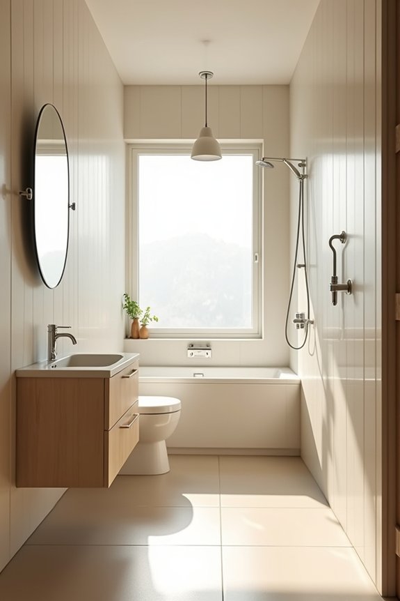 smart bathroom fixture placement optimizes flow