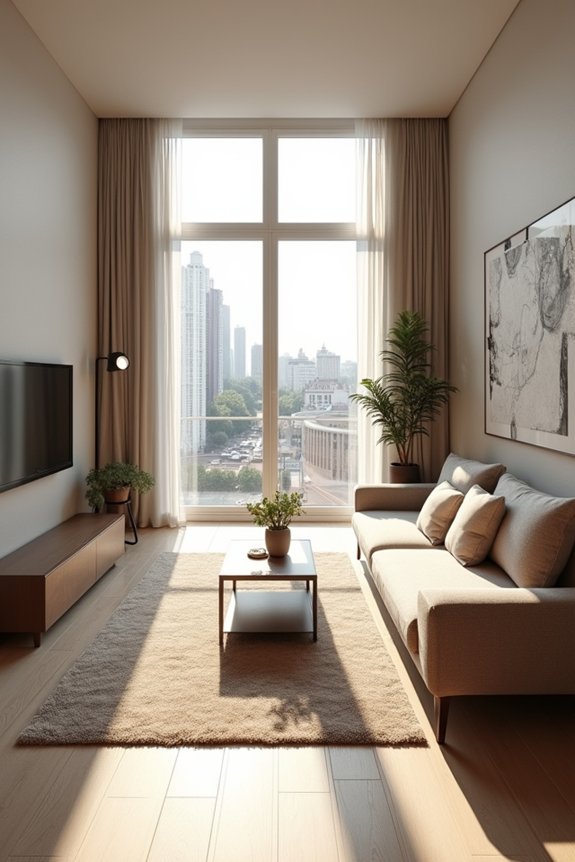 smart space efficient living room design