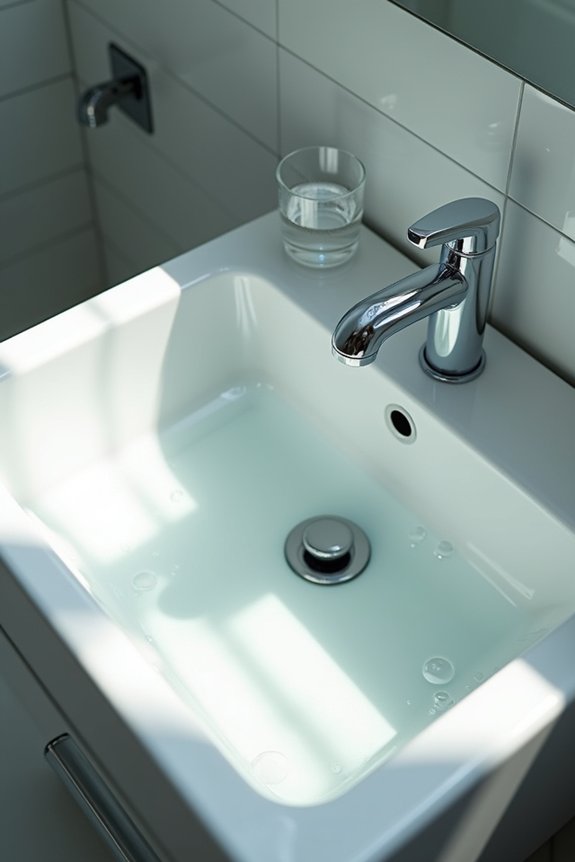 stagnation lead bacteria bathroom risk