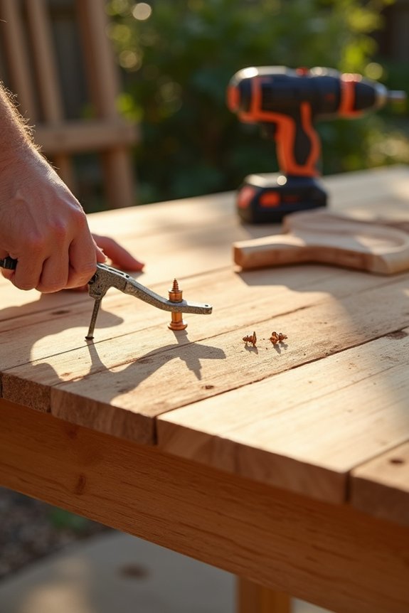 treated wood deck boards