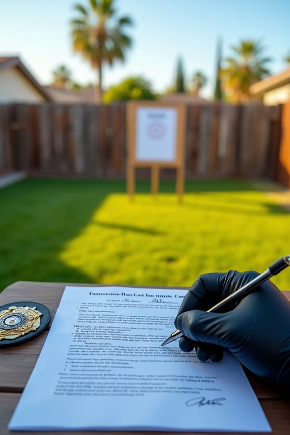 How to Legally Shoot a Gun in Your Backyard in California 4 written police permission for location dates conditions